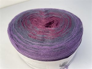 Creative wool dégradé - blød og lækker i lilla / plum toner
